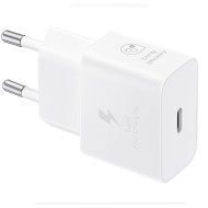 Incarcator retea Super Fast Charger 25W, port USB Type-C, cablu Type-C - Type-C inclus, Alb