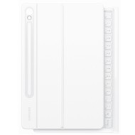 Husa Samsung Book Cover Keyboard pentru Galaxy Tab S9 / S9 FE, EF-DX725U White