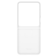 Capac protectie spate Samsung Galaxy Z Flip7 FE Silicone Case, Alb