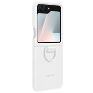Capac protectie spate Samsung Galaxy Z Flip7 FE Silicone Case, Alb