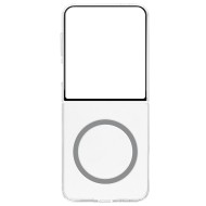 Capac protectie spate Samsung Galaxy Z Flip7 Clear Magnet Case, Transparent