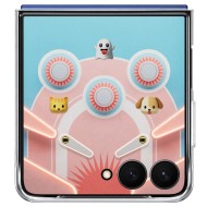 Capac protectie spate Samsung Galaxy Z Flip7 Flipsuit Case, Transparent