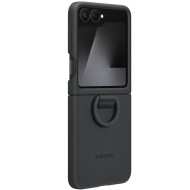 Capac protectie spate Samsung Galaxy Z Flip7 FE Silicone Case,  Negru