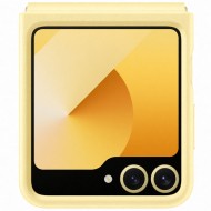 Capac protectie spate Samsung Galaxy Z Flip 6 Kindsuit (Leather) Case,  Galben